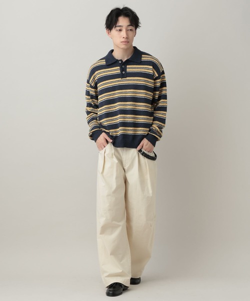 RAGEBLUE（レイジブルー）の「TC Duck Buggy Cocoon Pants/3Dバギーコクーンパンツ【セットアップ対応】（スラックス・メンズ・ライトグリーン/ホワイト/ブラック・LARGE/MEDIUM）」の5枚目の写真