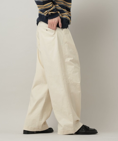 RAGEBLUE（レイジブルー）の「TC Duck Buggy Cocoon Pants/3Dバギーコクーンパンツ【セットアップ対応】（スラックス・メンズ・ライトグリーン/ホワイト/ブラック・LARGE/MEDIUM）」の9枚目の写真