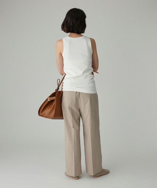 BABYLONE（バビロン）の「フライスタンク（タンクトップ・レディース・グレー/オフホワイト/ブラック・フリー）」の16枚目の写真