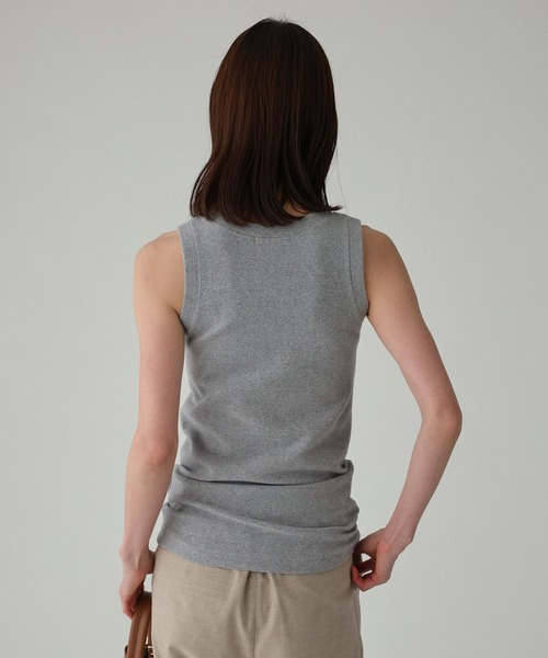 BABYLONE（バビロン）の「フライスタンク（タンクトップ・レディース・グレー/オフホワイト/ブラック・フリー）」の19枚目の写真