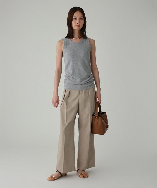 BABYLONE（バビロン）の「フライスタンク（タンクトップ・レディース・グレー/オフホワイト/ブラック・フリー）」の20枚目の写真