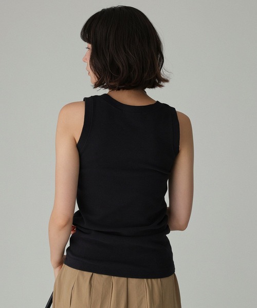 BABYLONE（バビロン）の「フライスタンク（タンクトップ・レディース・グレー/オフホワイト/ブラック・フリー）」の6枚目の写真