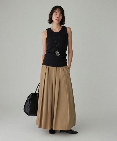 BABYLONE（バビロン）の「フライスタンク（タンクトップ・レディース・グレー/オフホワイト/ブラック・フリー）」の7枚目の写真