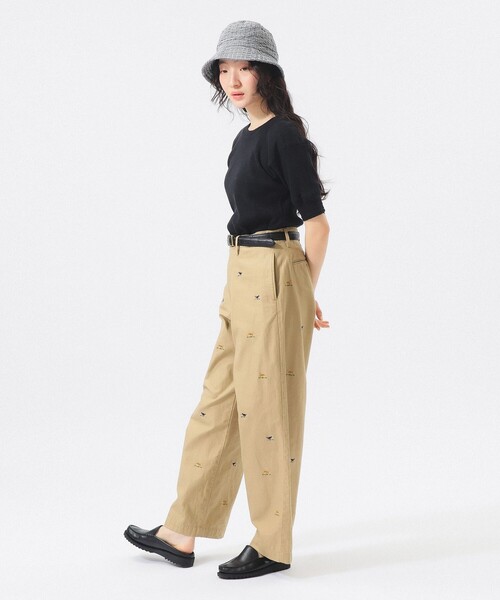 BEAMS BOY(ビームスボーイ)の「【8/6再値下げ】ダメージ サーマル Tシャツ(Tシャツ/カットソー・レディース・オリーブ/ブラック/ナチュラル・1/2)」の9枚目の写真