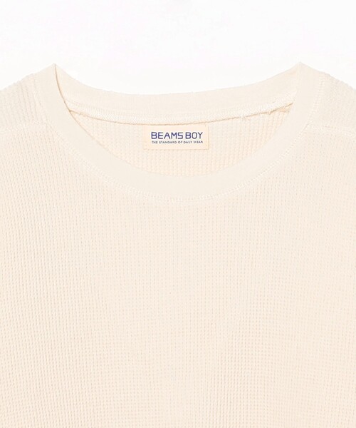 BEAMS BOY(ビームスボーイ)の「【8/6再値下げ】ダメージ サーマル Tシャツ(Tシャツ/カットソー・レディース・オリーブ/ブラック/ナチュラル・1/2)」の18枚目の写真