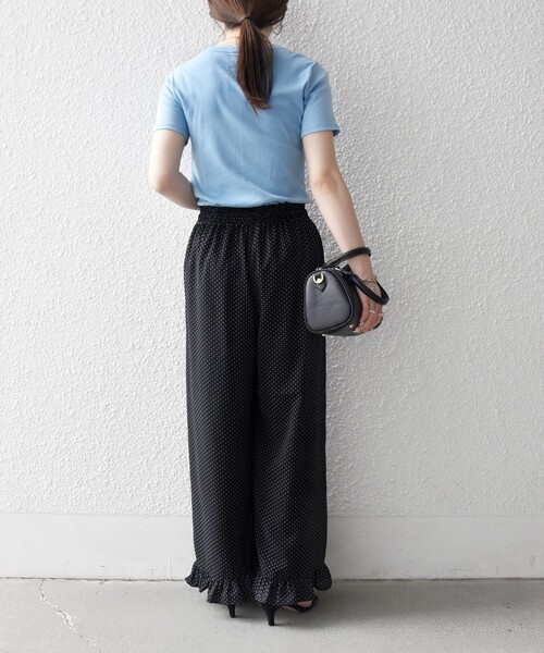 PETIT BATEAU(プチバトー)の「【SHIPS any別注】PETIT BATEAU: ロゴ プリント コンパクト TEE 26SS(Tシャツ/カットソー・レディース・ホワイト/ネイビー/ライトブルー・ONE SIZE)」の15枚目の写真