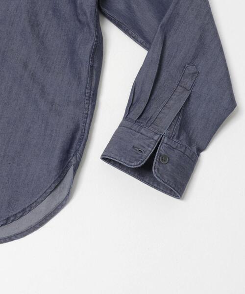 URBAN RESEARCH DOORS(アーバンリサーチドアーズ)の「フロントフリルシャツ(シャツ/ブラウス・レディース・ナチュラル/インディゴブルー・FREE)」の14枚目の写真