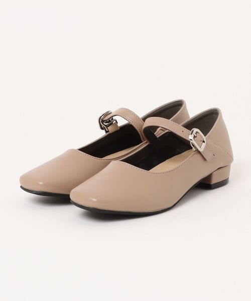 minia（ミニア）の「【minia】ワンストラップパンプス（パンプス・レディース・ブラック/ベージュ・S/M/L/LL）」の2枚目の写真
