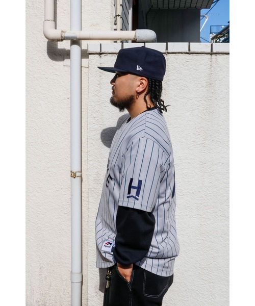 Fanatics(ファナティクス)の「Fanatics 【ファナティクス】 - ベースボールシャツ 別注【Majestic BaseBall Shirts HOMEGAME CUSTOM TM2125FW0001】(Tシャツ/カットソー・メンズ・グレー・SMALL/MEDIUM/LARGE/X-LARGE/XX-LARGE)」の15枚目の写真