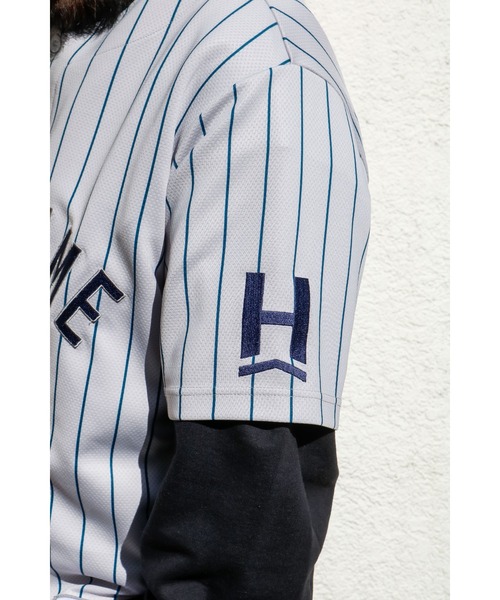 Fanatics(ファナティクス)の「Fanatics 【ファナティクス】 - ベースボールシャツ 別注【Majestic BaseBall Shirts HOMEGAME CUSTOM TM2125FW0001】(Tシャツ/カットソー・メンズ・グレー・SMALL/MEDIUM/LARGE/X-LARGE/XX-LARGE)」の16枚目の写真