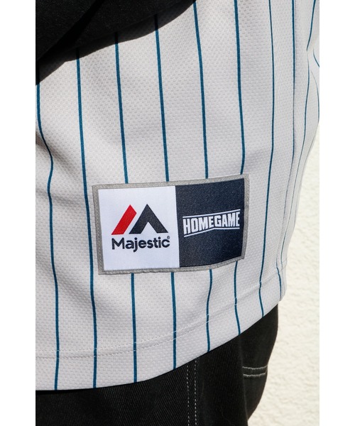 Fanatics(ファナティクス)の「Fanatics 【ファナティクス】 - ベースボールシャツ 別注【Majestic BaseBall Shirts HOMEGAME CUSTOM TM2125FW0001】(Tシャツ/カットソー・メンズ・グレー・SMALL/MEDIUM/LARGE/X-LARGE/XX-LARGE)」の17枚目の写真