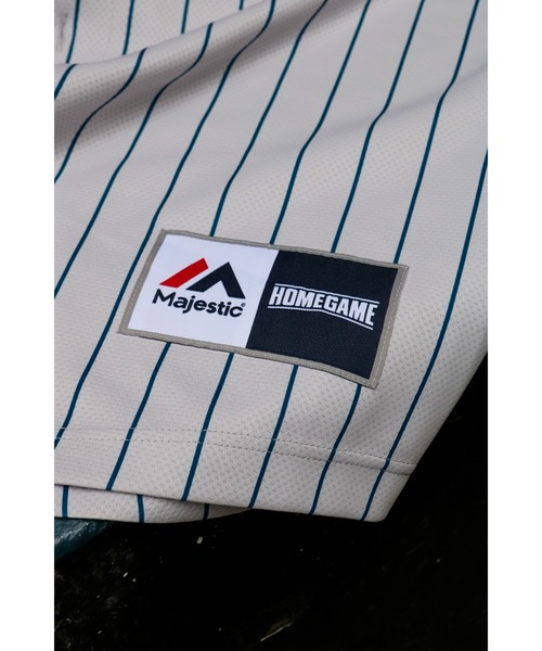 Fanatics(ファナティクス)の「Fanatics 【ファナティクス】 - ベースボールシャツ 別注【Majestic BaseBall Shirts HOMEGAME CUSTOM TM2125FW0001】(Tシャツ/カットソー・メンズ・グレー・SMALL/MEDIUM/LARGE/X-LARGE/XX-LARGE)」の3枚目の写真