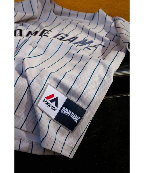 Fanatics(ファナティクス)の「Fanatics 【ファナティクス】 - ベースボールシャツ 別注【Majestic BaseBall Shirts HOMEGAME CUSTOM TM2125FW0001】(Tシャツ/カットソー・メンズ・グレー・SMALL/MEDIUM/LARGE/X-LARGE/XX-LARGE)」の7枚目の写真