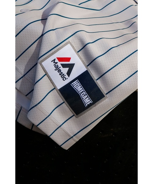 Fanatics(ファナティクス)の「Fanatics 【ファナティクス】 - ベースボールシャツ 別注【Majestic BaseBall Shirts HOMEGAME CUSTOM TM2125FW0001】(Tシャツ/カットソー・メンズ・グレー・SMALL/MEDIUM/LARGE/X-LARGE/XX-LARGE)」の8枚目の写真