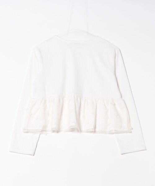 flower（フラワー）の「ホープフルブルームトップ（Tシャツ/カットソー・レディース・ネイビー/ホワイト・FREE）」の3枚目の写真