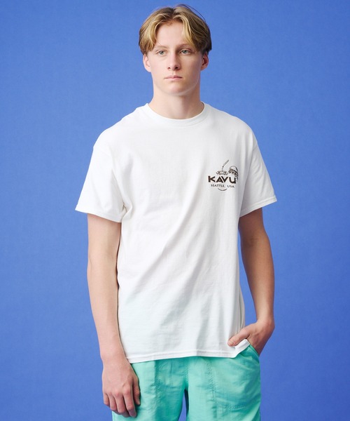 KAVU(カブー)の「KAVU/カブー Poteto Tee/ポテトTシャツ(Tシャツ/カットソー・メンズ・ホワイト/ネイビー/レッド・LARGE/MEDIUM)」の9枚目の写真