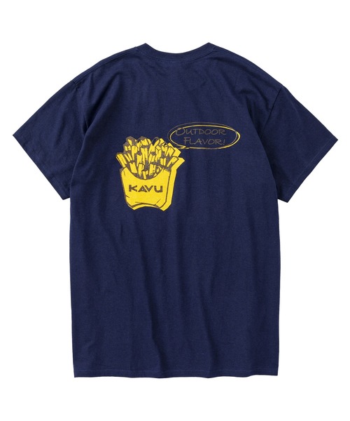 KAVU(カブー)の「KAVU/カブー Poteto Tee/ポテトTシャツ(Tシャツ/カットソー・メンズ・ホワイト/ネイビー/レッド・LARGE/MEDIUM)」の10枚目の写真