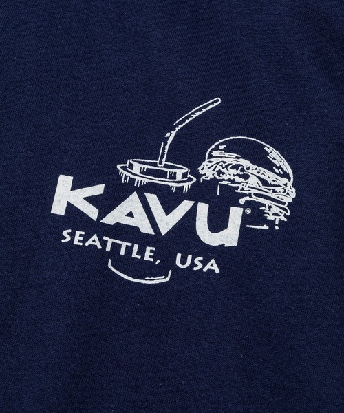 KAVU(カブー)の「KAVU/カブー Poteto Tee/ポテトTシャツ(Tシャツ/カットソー・メンズ・ホワイト/ネイビー/レッド・LARGE/MEDIUM)」の12枚目の写真