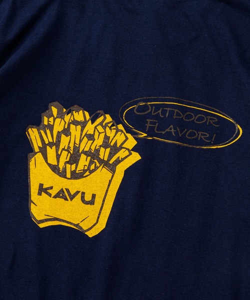 KAVU(カブー)の「KAVU/カブー Poteto Tee/ポテトTシャツ(Tシャツ/カットソー・メンズ・ホワイト/ネイビー/レッド・LARGE/MEDIUM)」の13枚目の写真