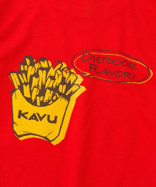 KAVU(カブー)の「KAVU/カブー Poteto Tee/ポテトTシャツ(Tシャツ/カットソー・メンズ・ホワイト/ネイビー/レッド・LARGE/MEDIUM)」の17枚目の写真