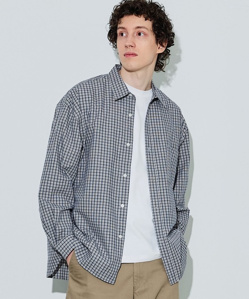 coca（coca）（コカ）の「アソートブロードシャツ（シャツ/ブラウス・メンズ・ブラック/A/ホワイト・XL/M/L）」の3枚目の写真