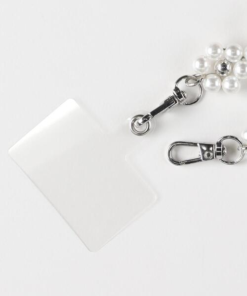 Right-on(ライトオン)の「Right-on Basic(ライトオンベーシック)小花モチーフスマホショルダー(その他・レディース・ホワイト/シルバー/オフホワイト・ONE SIZE)」の7枚目の写真