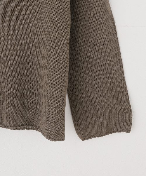 plage（プラージュ）の「コットンリリヤーン Vプルオーバー（ニット/セーター・レディース・アイボリー/カーキ・FREE）」の21枚目の写真