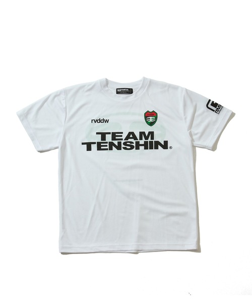 reversal.dogi.design.works(リバーサル・ドーギ・デザイン・ワークス)の「<reversal/リバーサル>TEAM TENSHIN × rvddw EMBLEM LOGO DRY TEE(Tシャツ/カットソー・メンズ・ブラック/ホワイト・X-LARGE/SMALL/MEDIUM/LARGE/XX-LARGE)」の1枚目の写真