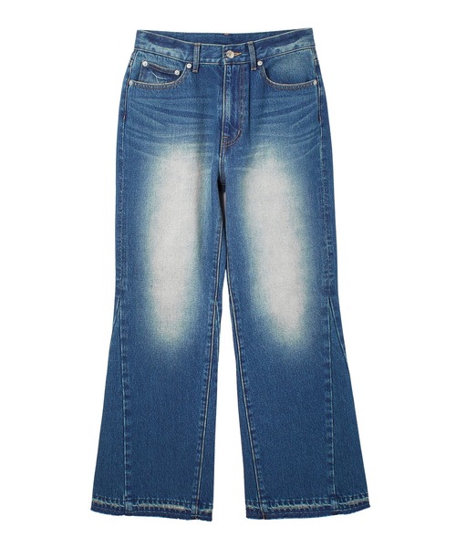 X-girl(エックスガール)の「RELAX FIT DENIM PANTS(デニムパンツ・レディース・ブラック/インディゴブルー・S/M/XS)」の4枚目の写真