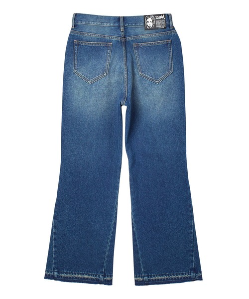 X-girl(エックスガール)の「RELAX FIT DENIM PANTS(デニムパンツ・レディース・ブラック/インディゴブルー・S/M/XS)」の5枚目の写真