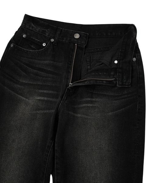X-girl(エックスガール)の「RELAX FIT DENIM PANTS(デニムパンツ・レディース・ブラック/インディゴブルー・S/M/XS)」の9枚目の写真