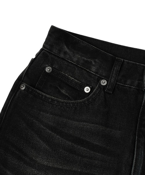X-girl(エックスガール)の「RELAX FIT DENIM PANTS(デニムパンツ・レディース・ブラック/インディゴブルー・S/M/XS)」の11枚目の写真