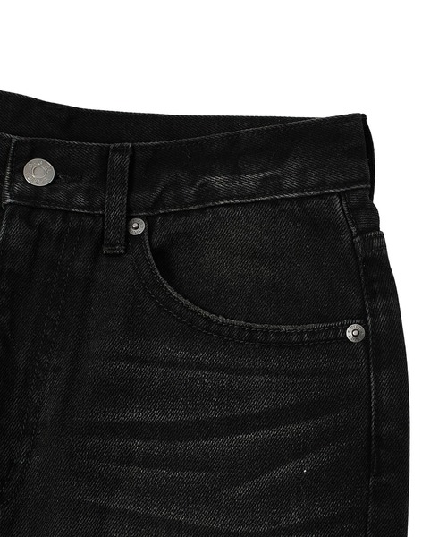 X-girl(エックスガール)の「RELAX FIT DENIM PANTS(デニムパンツ・レディース・ブラック/インディゴブルー・S/M/XS)」の12枚目の写真
