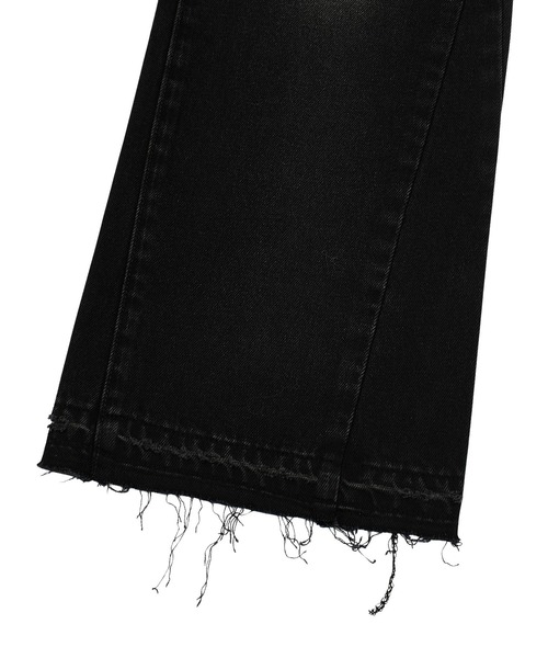 X-girl(エックスガール)の「RELAX FIT DENIM PANTS(デニムパンツ・レディース・ブラック/インディゴブルー・S/M/XS)」の15枚目の写真
