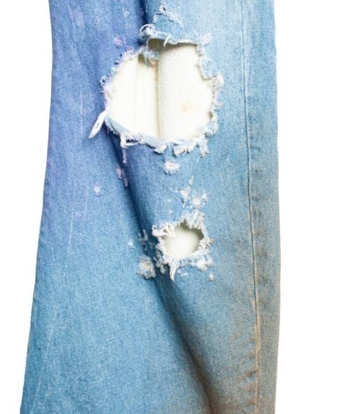 SEVESKIG（セヴシグ）の「seveskig/セブシグ/Halation Flare Denim Pants（デニムパンツ・メンズ・インディゴブルー・L/M/S）」の8枚目の写真
