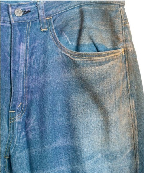 SEVESKIG（セヴシグ）の「seveskig/セブシグ/Halation Flare Denim Pants（デニムパンツ・メンズ・インディゴブルー・L/M/S）」の10枚目の写真