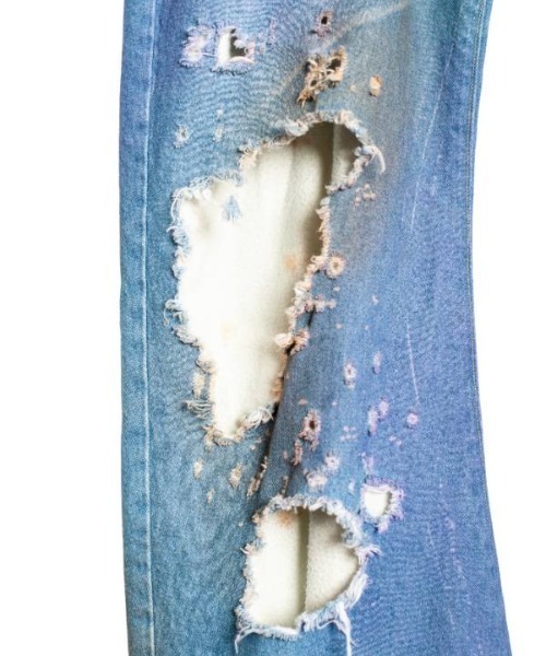 SEVESKIG（セヴシグ）の「seveskig/セブシグ/Halation Flare Denim Pants（デニムパンツ・メンズ・インディゴブルー・L/M/S）」の3枚目の写真
