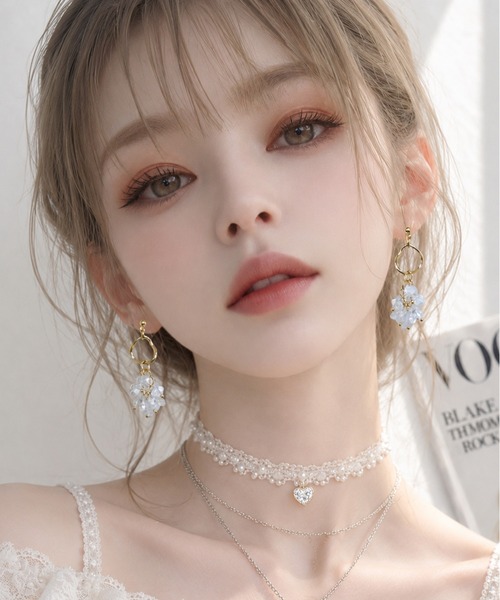 NOLITA LABORATORY(ノリータラボラトリー)の「【 NOLITA / ノリータ 】水晶サザレ×フープ イヤリング ETSUKO(イヤリング・レディース・ゴールド・FREE)」の5枚目の写真