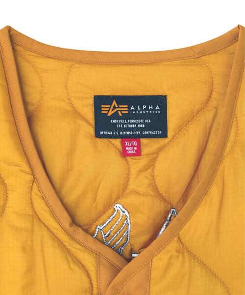 Alpha Industries（アルファインダストリーズ）の「Alpha Industries/アルファ インダストリーズ/ALS/92 RELAXED DECO LINER/エーエルエス 92 リラックスド デコ ライナー（その他アウター・メンズ・オリーブ系/マスタード・XL/M/S/L）」の7枚目の写真