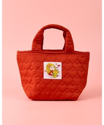 salle de bal（サルデバル）の「【 Ado Mizumori / 水森亜土 】キルティング生地ランチバッグ　SKE（トートバッグ）」