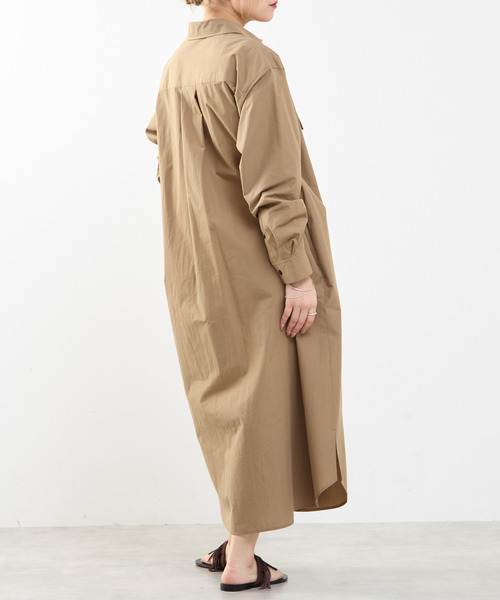 SOFFITTO(ソフィット)の「【A_/エース】こなれ感ロングシャツワンピース(ワンピース・レディース・ピンク/ダークベージュ・FREE)」の18枚目の写真