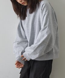 裏毛アウトリンキングトップス
