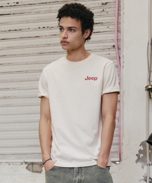 JEEP（ジープ）の「コットン30番手スモールロゴ半袖Tシャツ (JR5TSU092LL)（Tシャツ/カットソー・レディース・その他・SMALL/MEDIUM/LARGE/X-LARGE/2XL）」の3枚目の写真