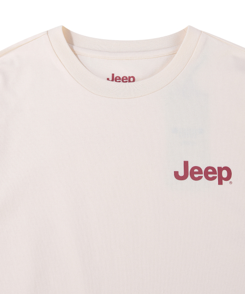 JEEP（ジープ）の「コットン30番手スモールロゴ半袖Tシャツ (JR5TSU092LL)（Tシャツ/カットソー・レディース・その他・SMALL/MEDIUM/LARGE/X-LARGE/2XL）」の6枚目の写真