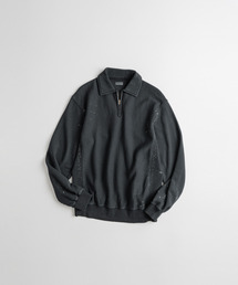 BEHEAVYER（ビヘイビアー）の「DISTRESSED QUARTER ZIP SWEAT charcoal（スウェット）」