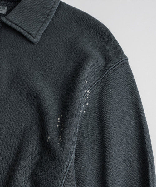 BEHEAVYER(ビヘイビアー)の「DISTRESSED QUARTER ZIP SWEAT charcoal(スウェット・メンズ・その他・2/3/4)」の6枚目の写真