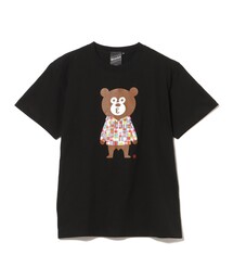 BEAMS T | BEAMS T / チェック ベアー Tシャツ(Tシャツ/カットソー)
