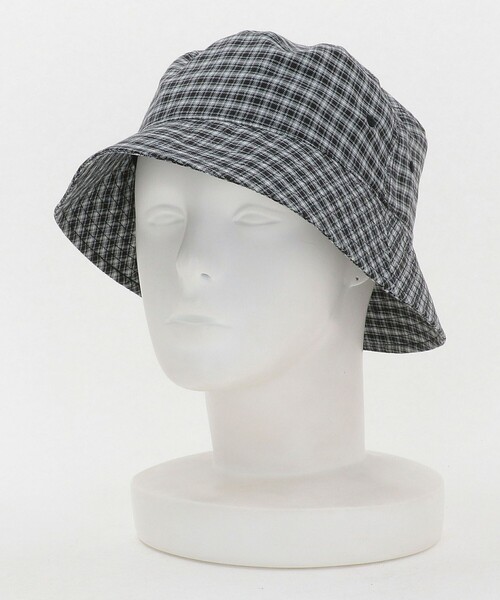 Steven Alan（スティーブンアラン）の「＜Steven Alan＞ ドレープ オックス チェック バケット ハット（ハット・メンズ・ライトグレー/ブラック・FREE）」の11枚目の写真