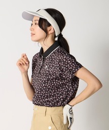 【FILA GOLF:フィラゴルフ】レディース半袖シャツ 冷感カノコ ゴルフ
