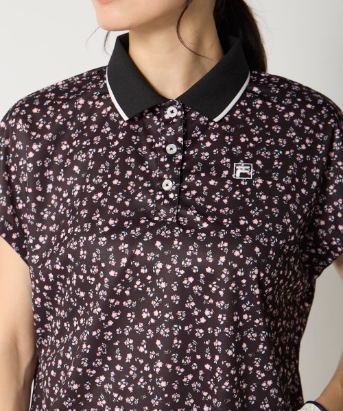 FILA GOLF(フィラゴルフ )の「【FILA GOLF:フィラゴルフ】レディース半袖シャツ 冷感カノコ ゴルフ(シャツ/ブラウス・レディース・ホワイト/ライトブルー/ブラック・MEDIUM/X-LARGE/LARGE)」の18枚目の写真
